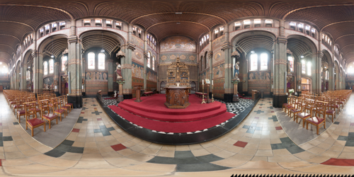 Altar of the St-antoniuschurch at Kortrijk